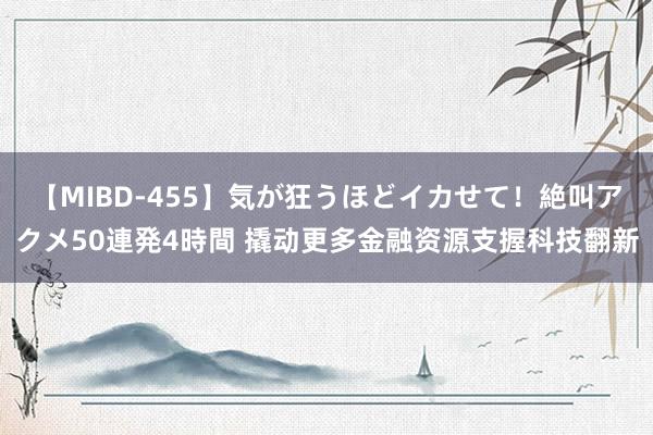 【MIBD-455】気が狂うほどイカせて！絶叫アクメ50連発4時間 撬动更多金融资源支握科技翻新